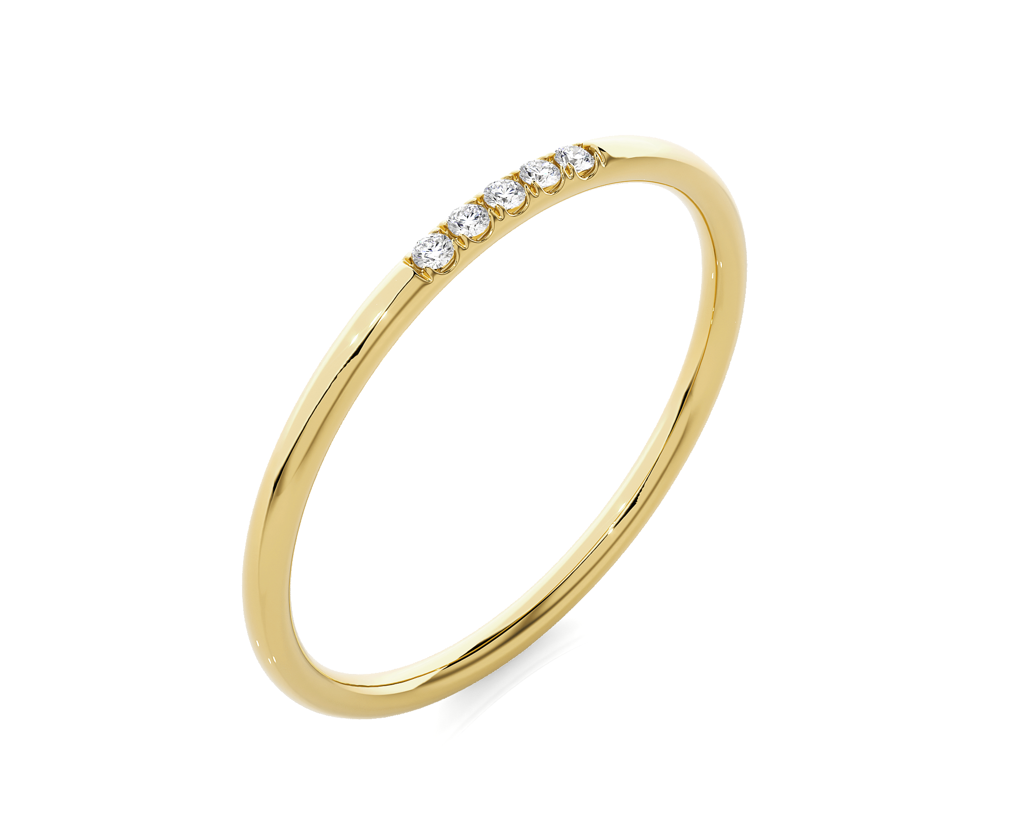 1/20 ctw Round Lab Grown Diamond Ring