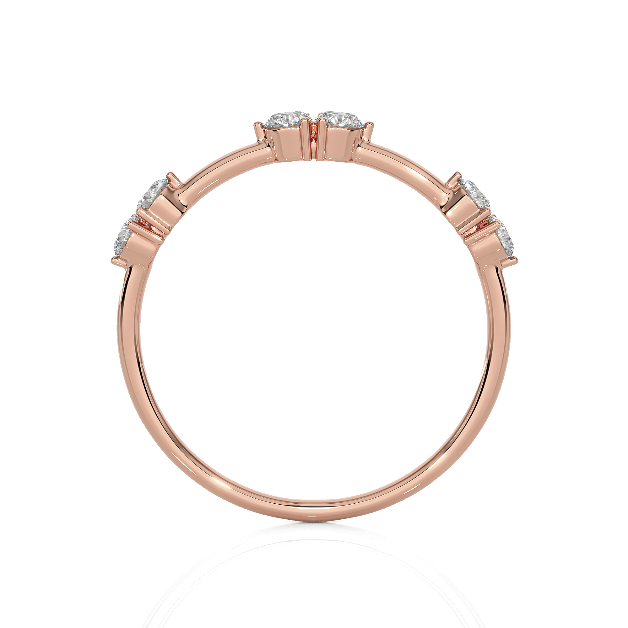 1/4 ctw Round Lab Grown Diamond Ring