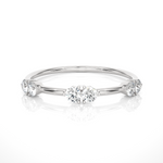 1/4 ctw Round Lab Grown Diamond Ring