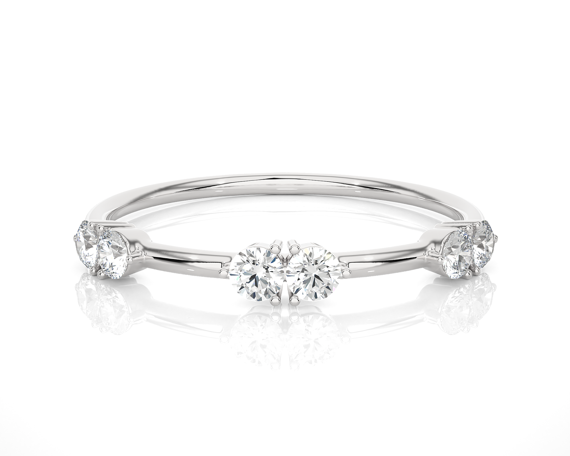 1/4 ctw Round Lab Grown Diamond Ring