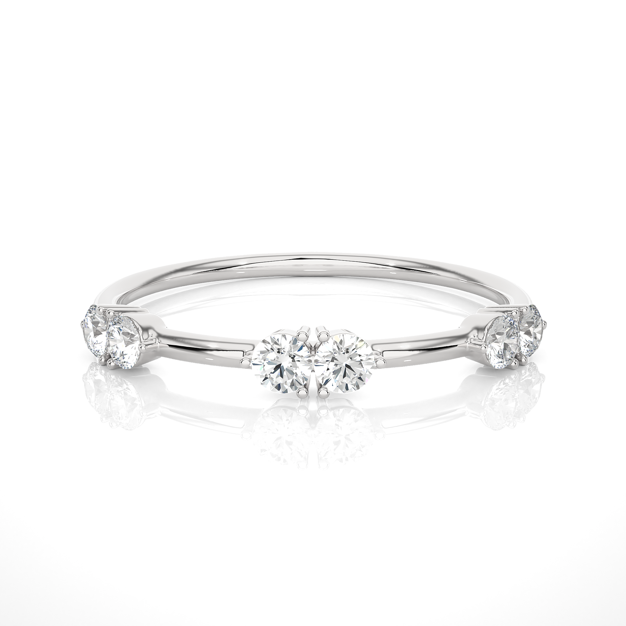 1/4 ctw Round Lab Grown Diamond Ring