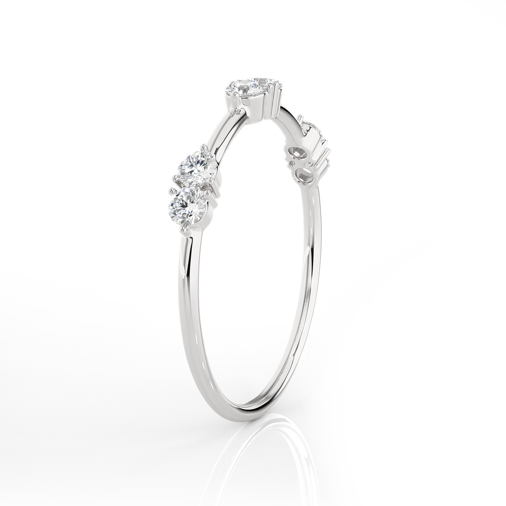 1/4 ctw Round Lab Grown Diamond Ring