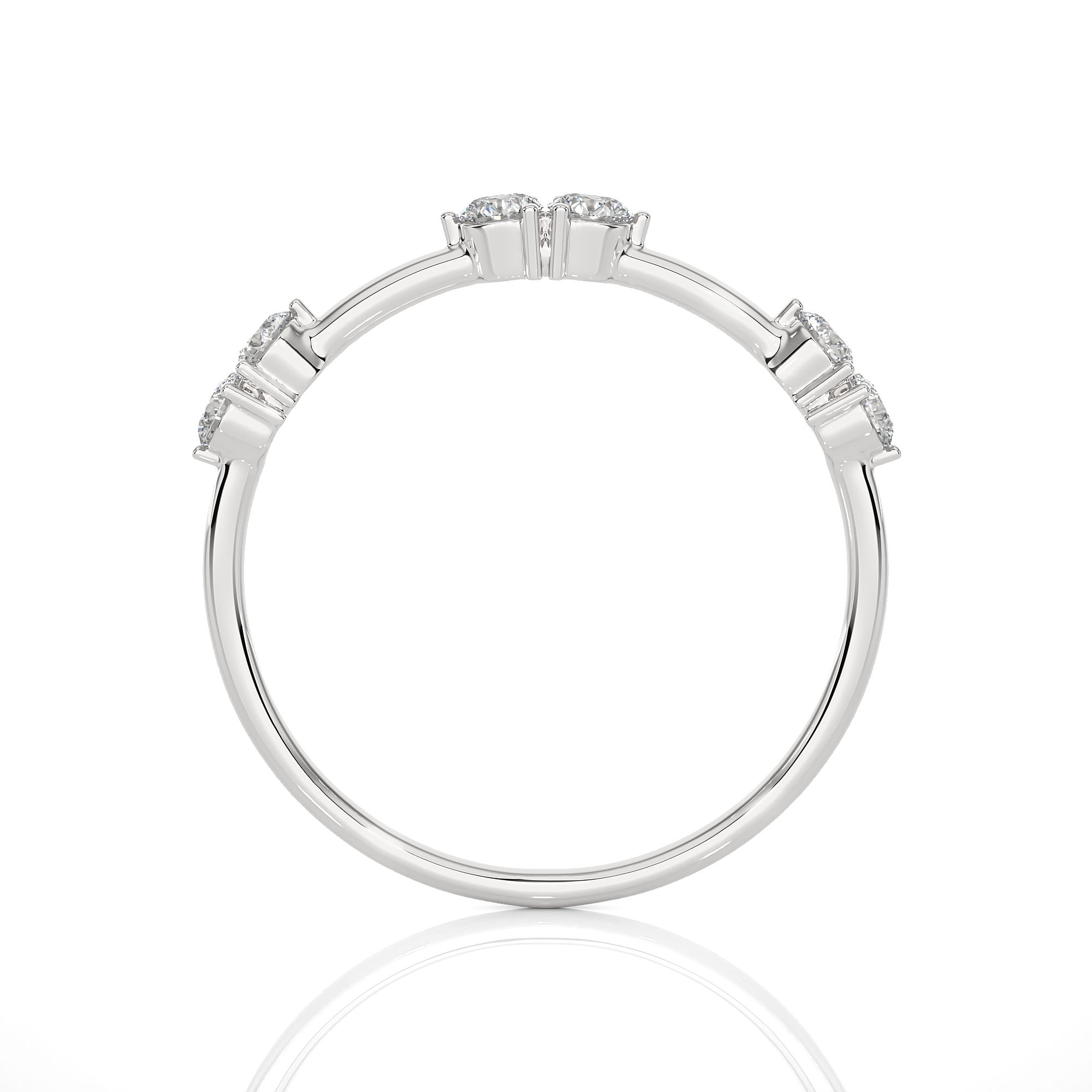 1/4 ctw Round Lab Grown Diamond Ring