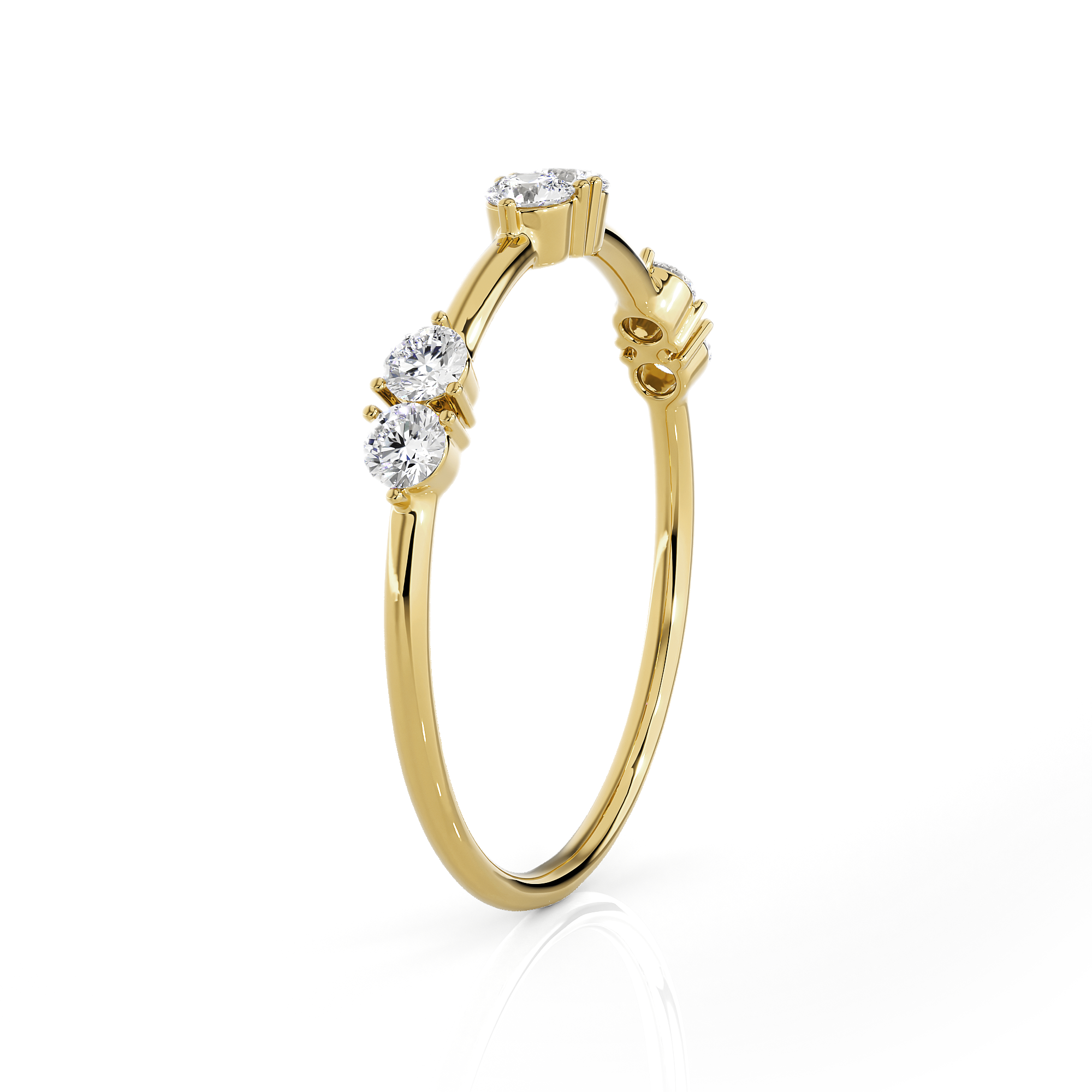 1/4 ctw Round Lab Grown Diamond Ring