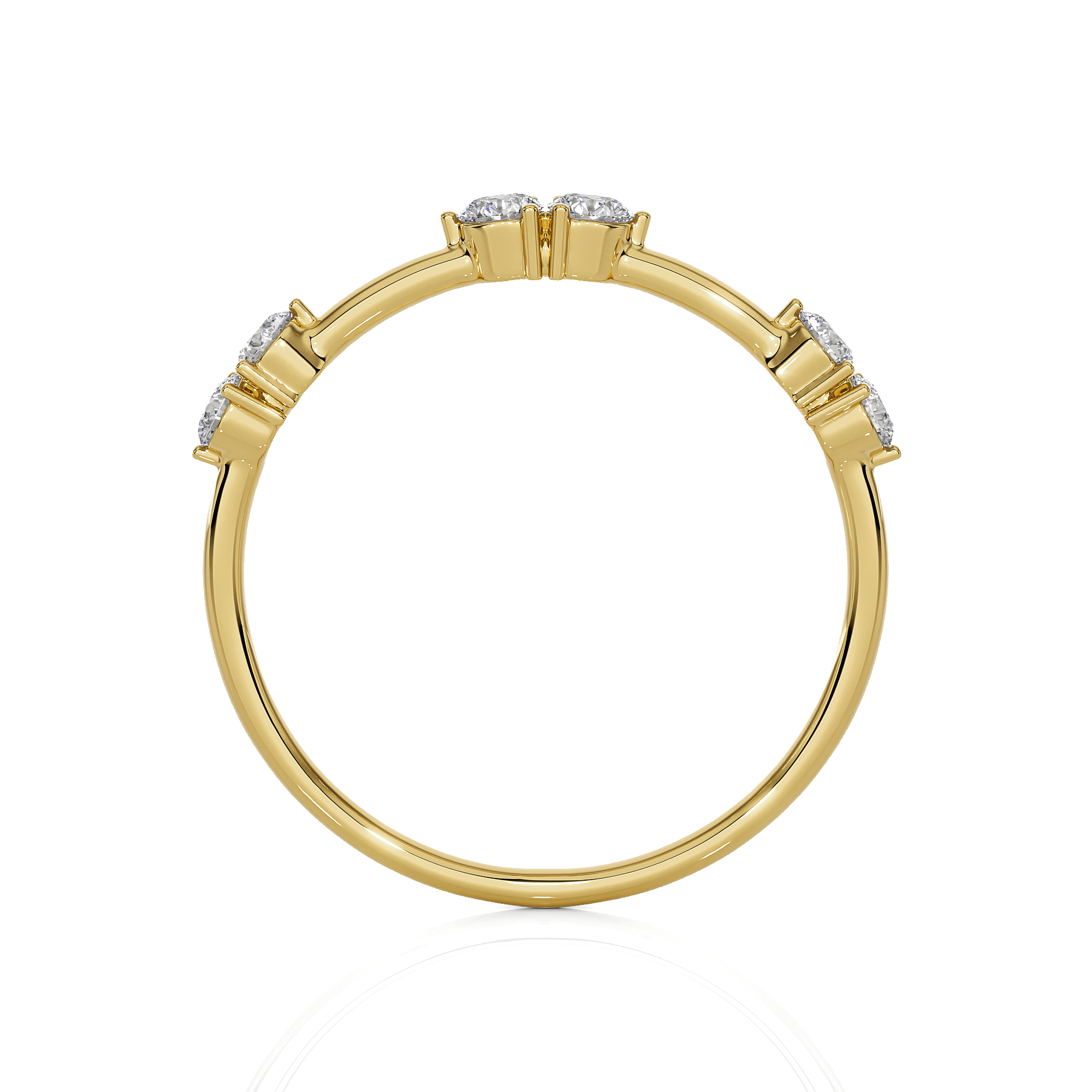 1/4 ctw Round Lab Grown Diamond Ring