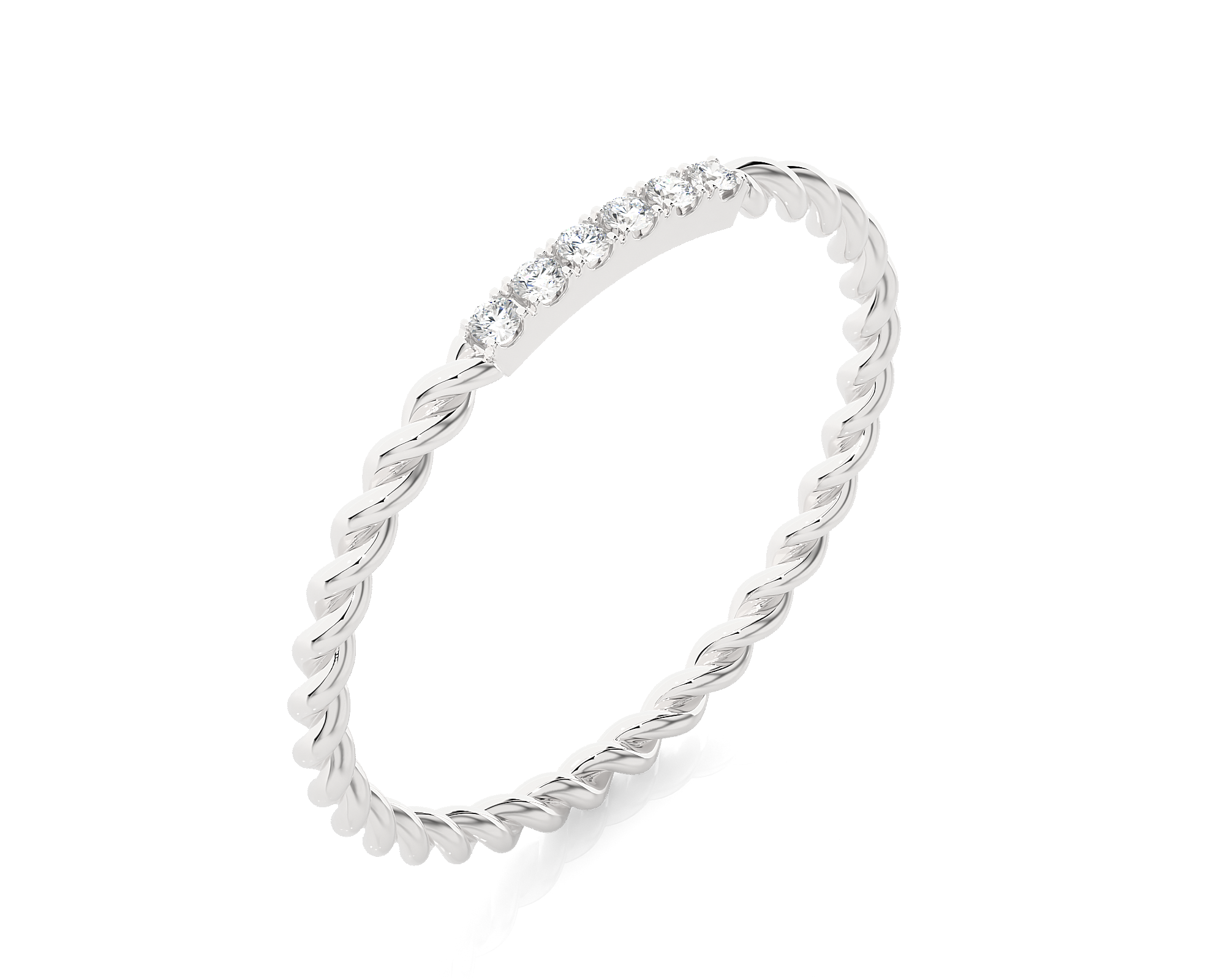 1/20 ctw Round Lab Grown Diamond Ring