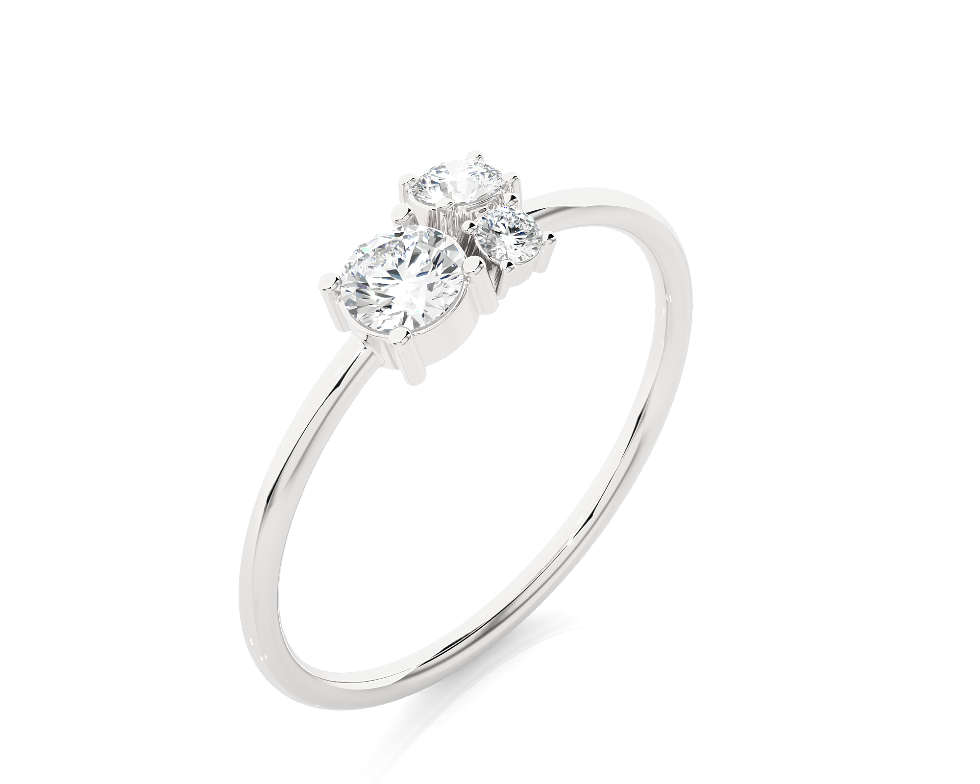 1/3 ctw Round Lab Grown Diamond Ring