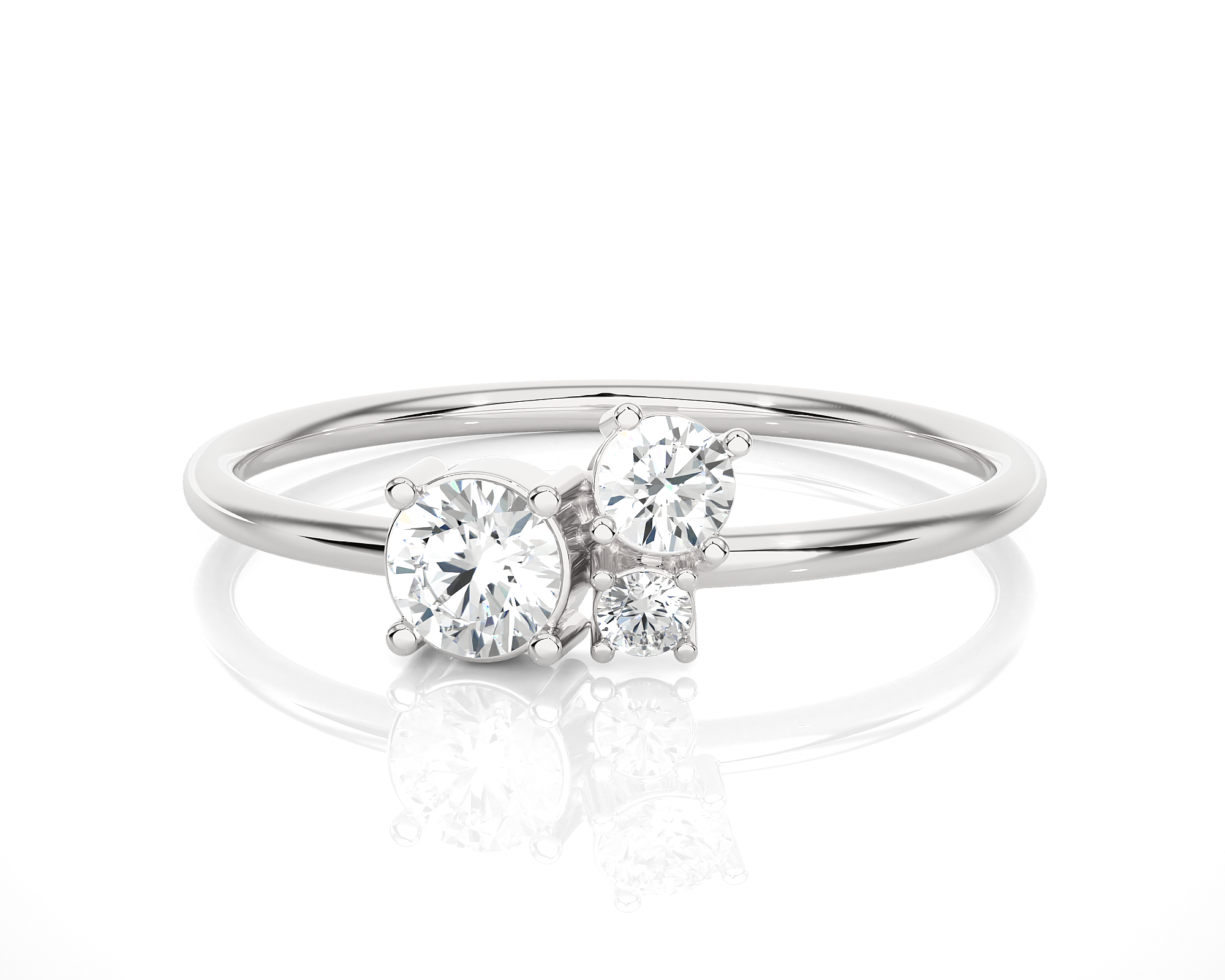 1/3 ctw Round Lab Grown Diamond Ring