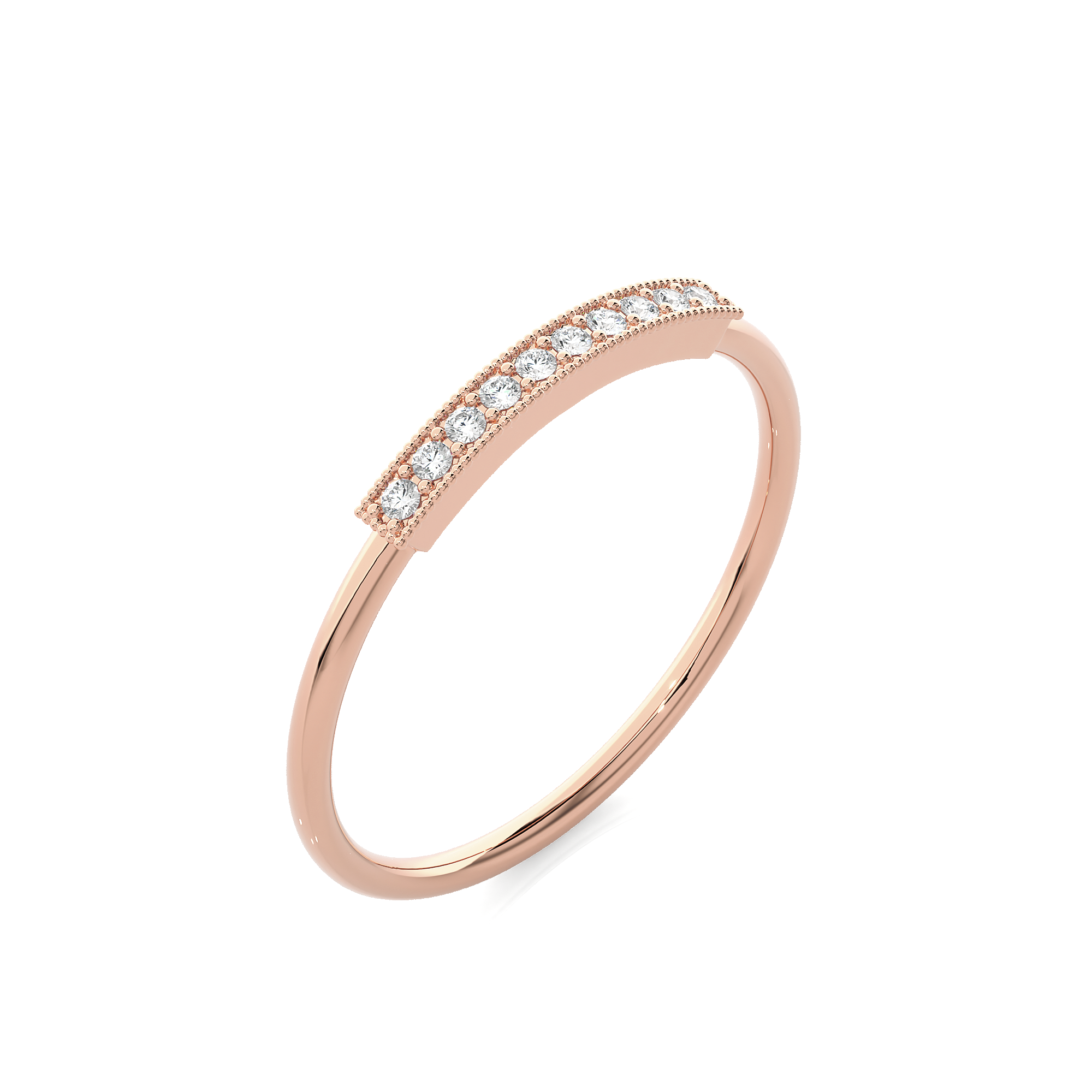 1/20 ctw Round Lab Grown Diamond Ring