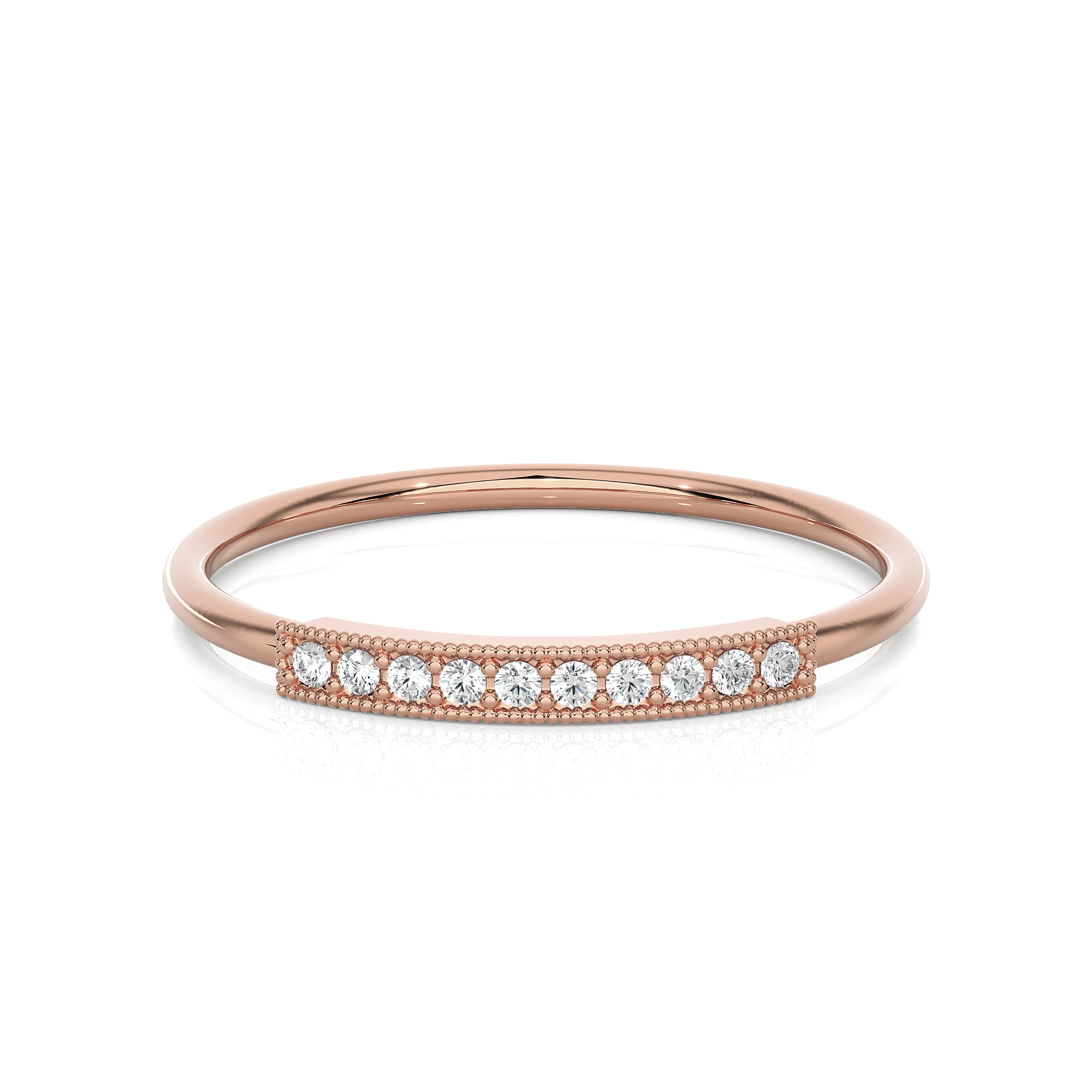 1/20 ctw Round Lab Grown Diamond Ring