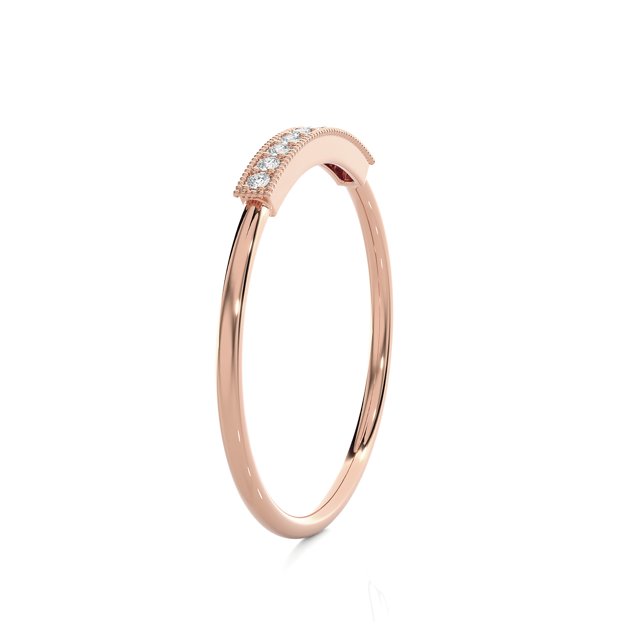 1/20 ctw Round Lab Grown Diamond Ring