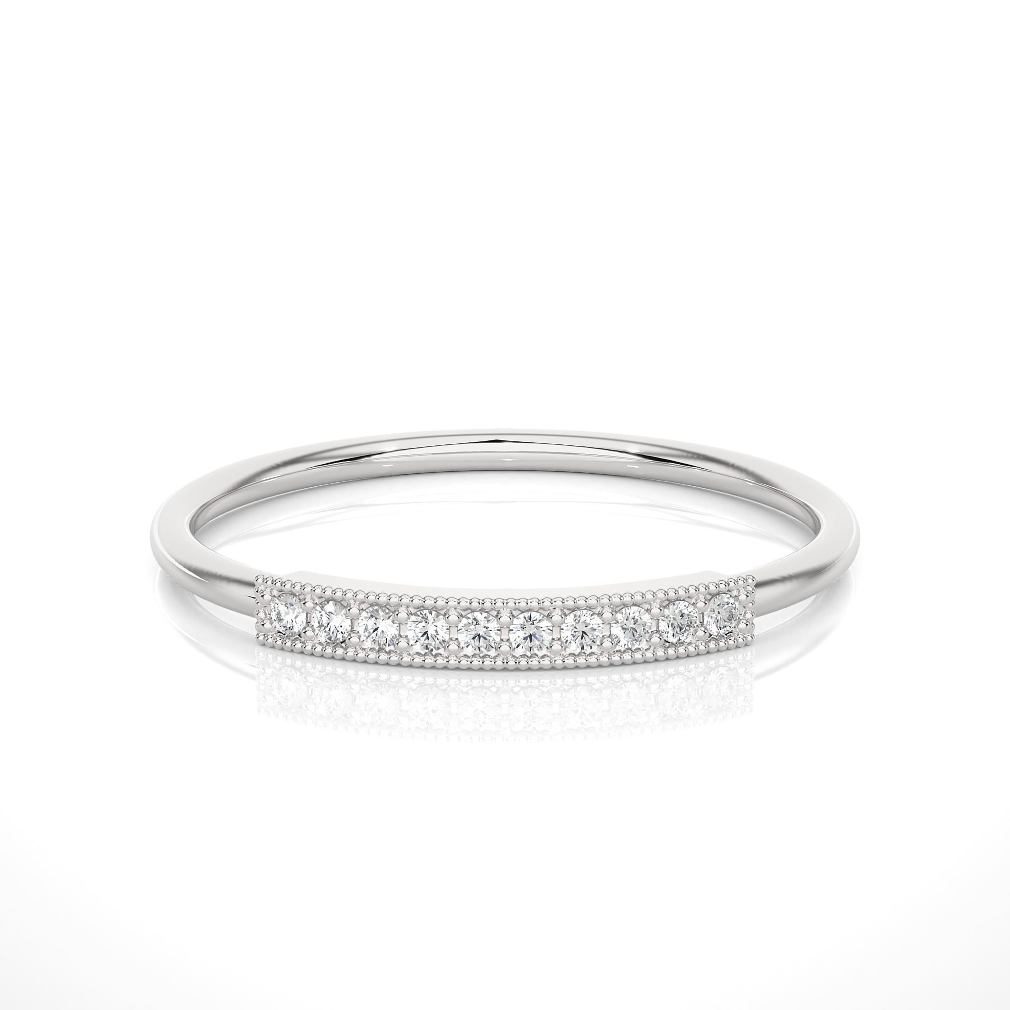 1/20 ctw Round Lab Grown Diamond Ring
