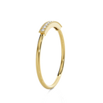 1/20 ctw Round Lab Grown Diamond Ring