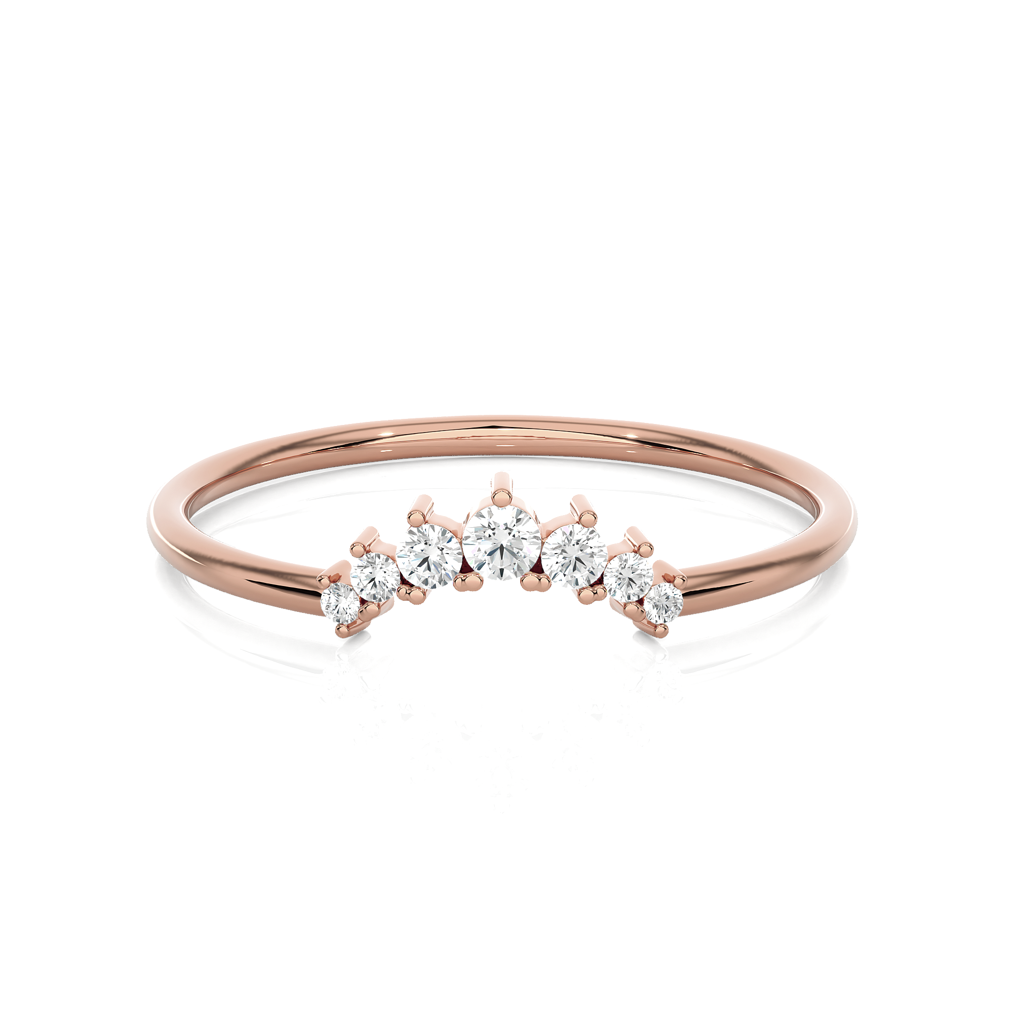 1/10 ctw Round Lab Grown Diamond Ring