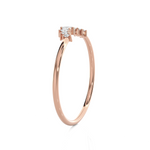 1/10 ctw Round Lab Grown Diamond Ring
