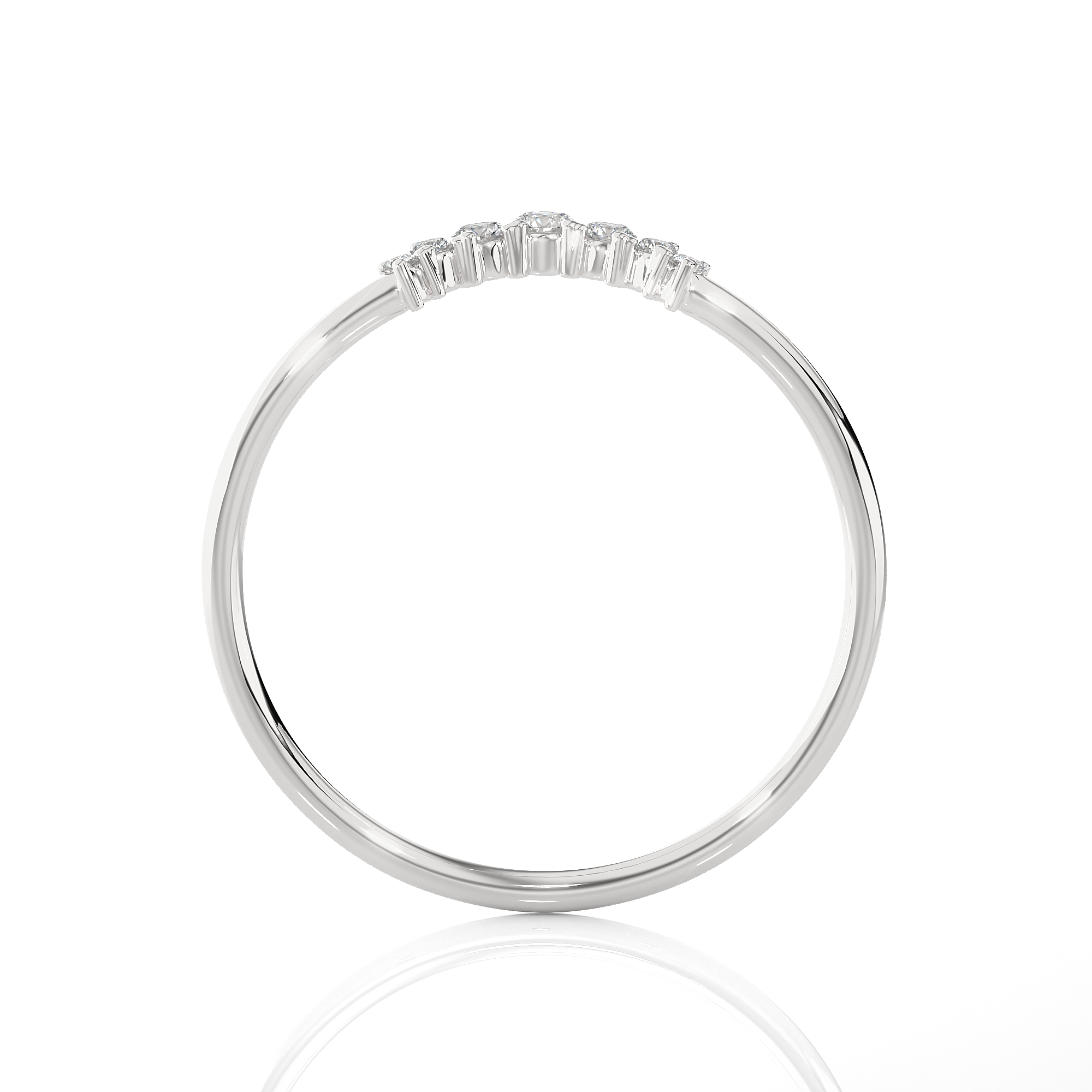 1/10 ctw Round Lab Grown Diamond Ring