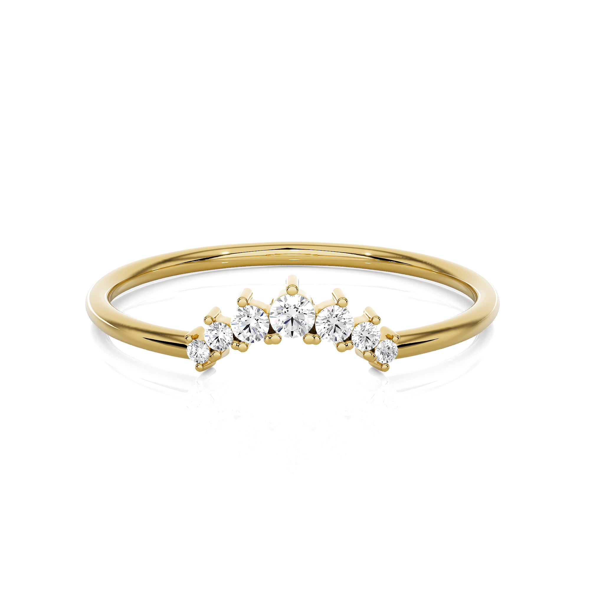 1/10 ctw Round Lab Grown Diamond Ring