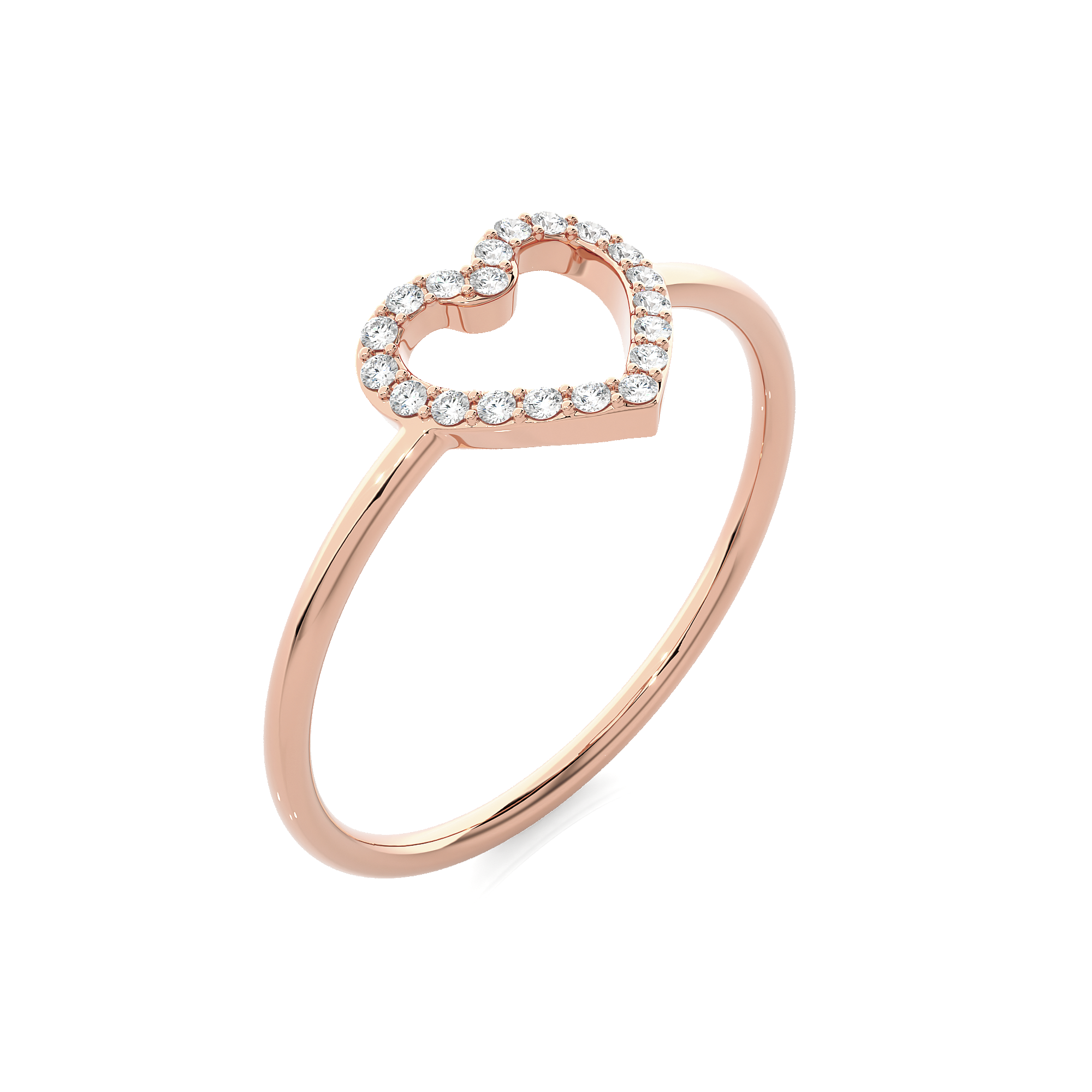 1/10 ctw Round Lab Grown Diamond Ring