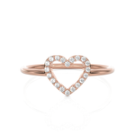 1/10 ctw Round Lab Grown Diamond Ring