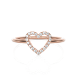 1/10 ctw Round Lab Grown Diamond Ring
