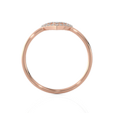 1/10 ctw Round Lab Grown Diamond Ring