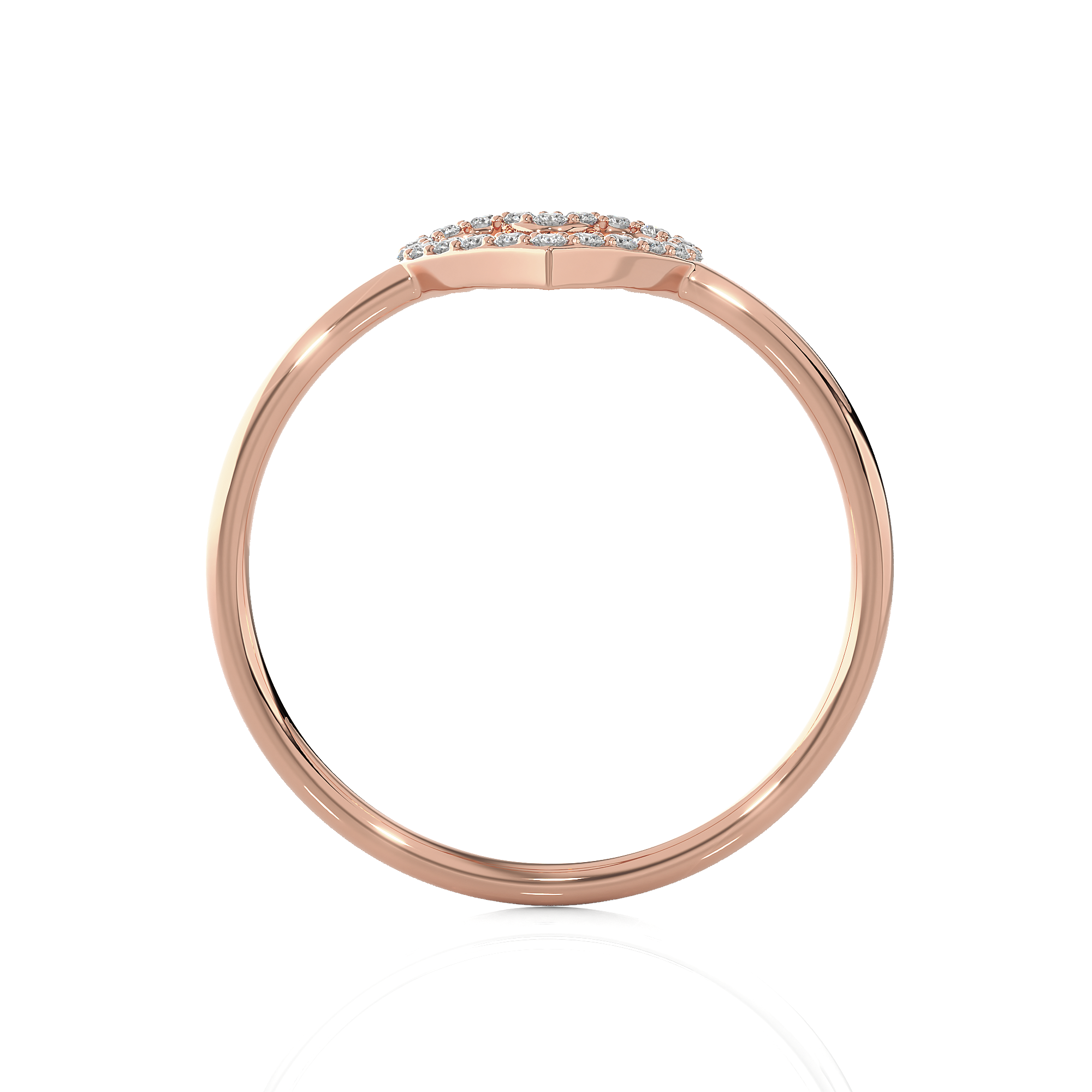 1/10 ctw Round Lab Grown Diamond Ring