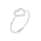 1/10 ctw Round Lab Grown Diamond Ring