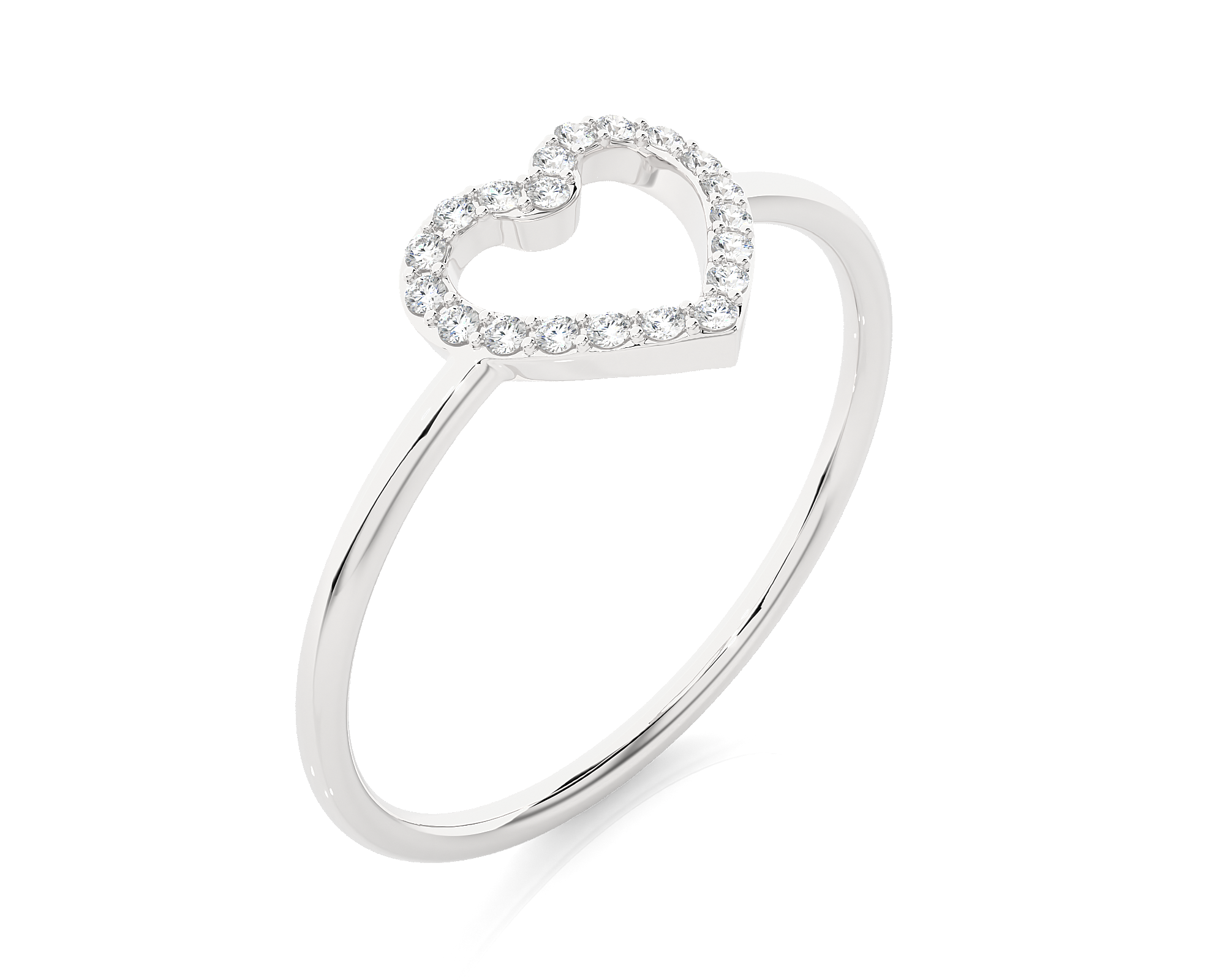 1/10 ctw Round Lab Grown Diamond Ring