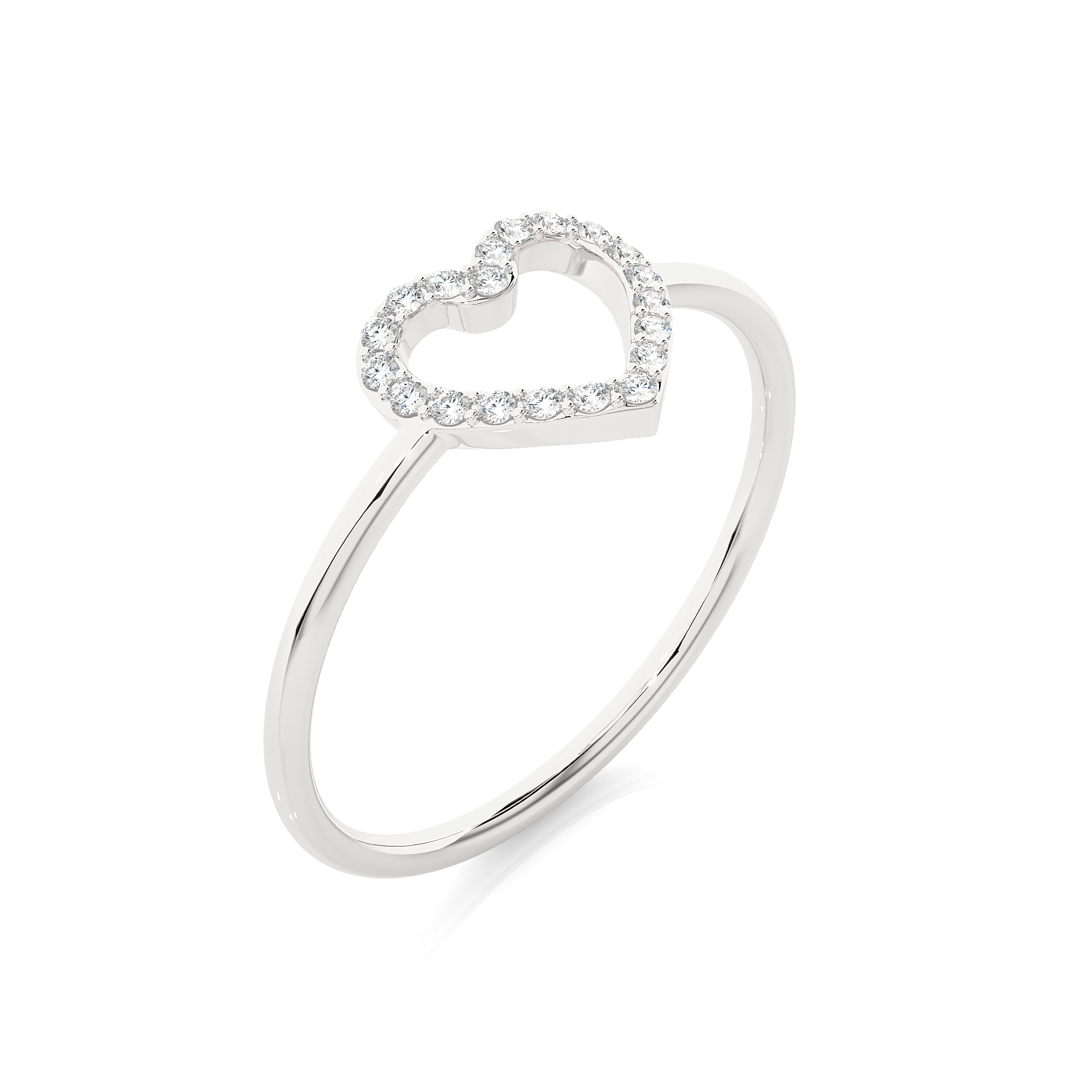 1/10 ctw Round Lab Grown Diamond Ring