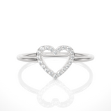 1/10 ctw Round Lab Grown Diamond Ring