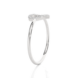 1/10 ctw Round Lab Grown Diamond Ring