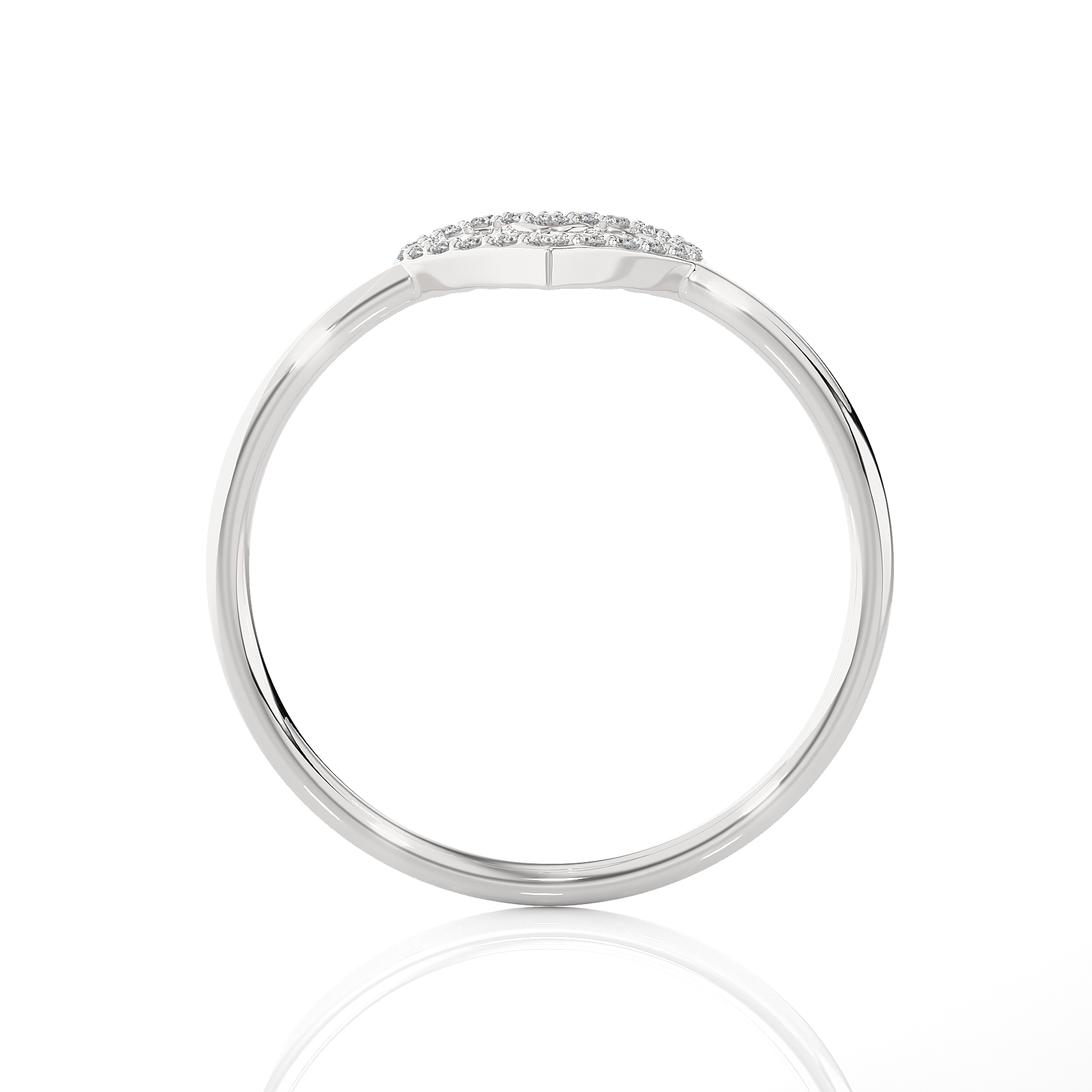 1/10 ctw Round Lab Grown Diamond Ring