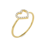 1/10 ctw Round Lab Grown Diamond Ring