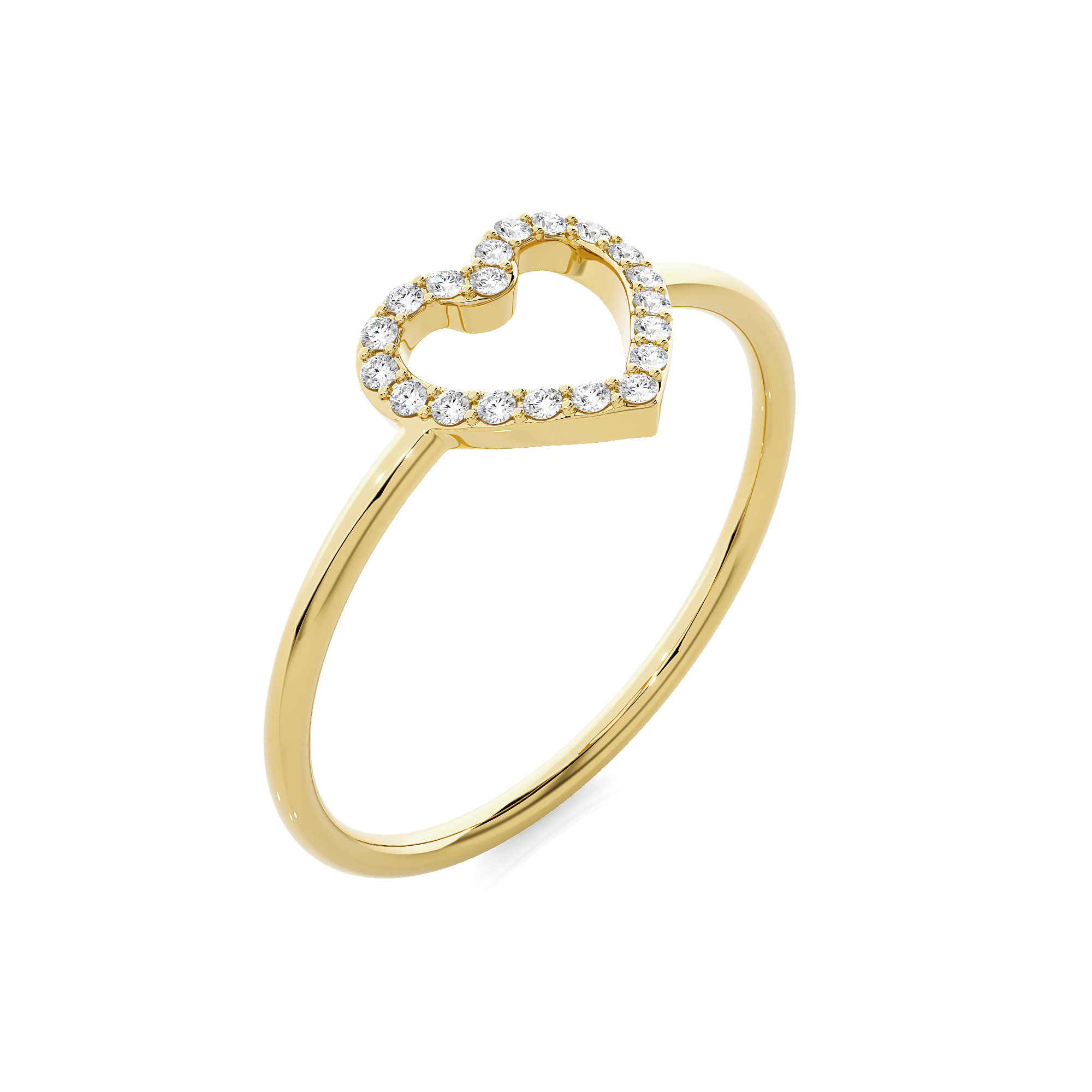1/10 ctw Round Lab Grown Diamond Ring
