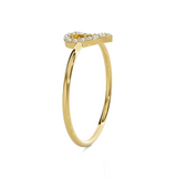 1/10 ctw Round Lab Grown Diamond Ring