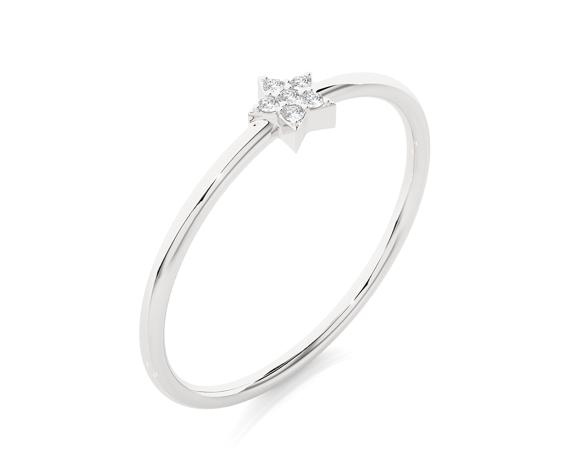 1/20 ctw Round Lab Grown Diamond Ring