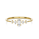 1/5 ctw Round Lab Grown Diamond Ring