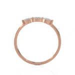 1/3 ctw Marquise Three Stone Lab Grown Diamond Ring