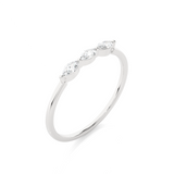 1/3 ctw Marquise Three Stone Lab Grown Diamond Ring