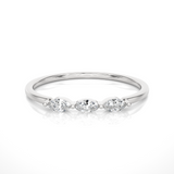 1/3 ctw Marquise Three Stone Lab Grown Diamond Ring