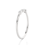 1/3 ctw Marquise Three Stone Lab Grown Diamond Ring