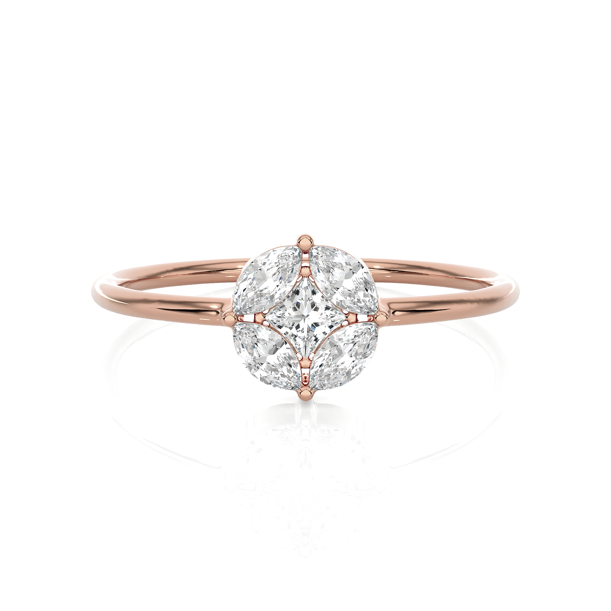 1/2 ctw Round Lab Grown Diamond Ring