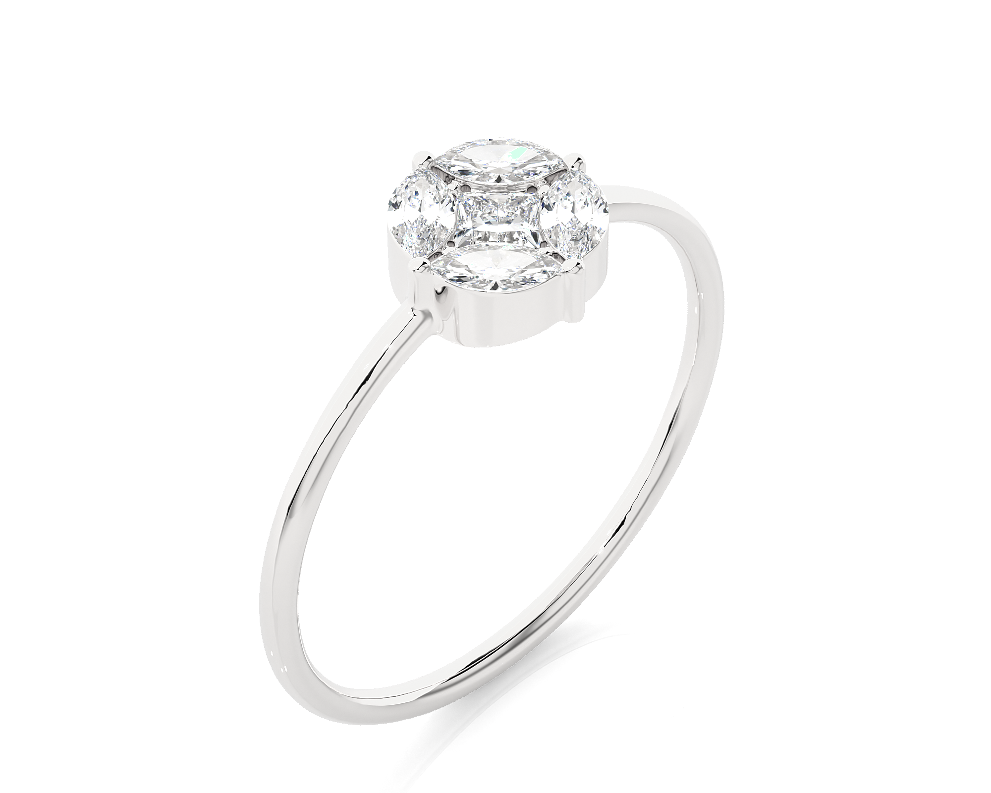 1/2 ctw Round Lab Grown Diamond Ring