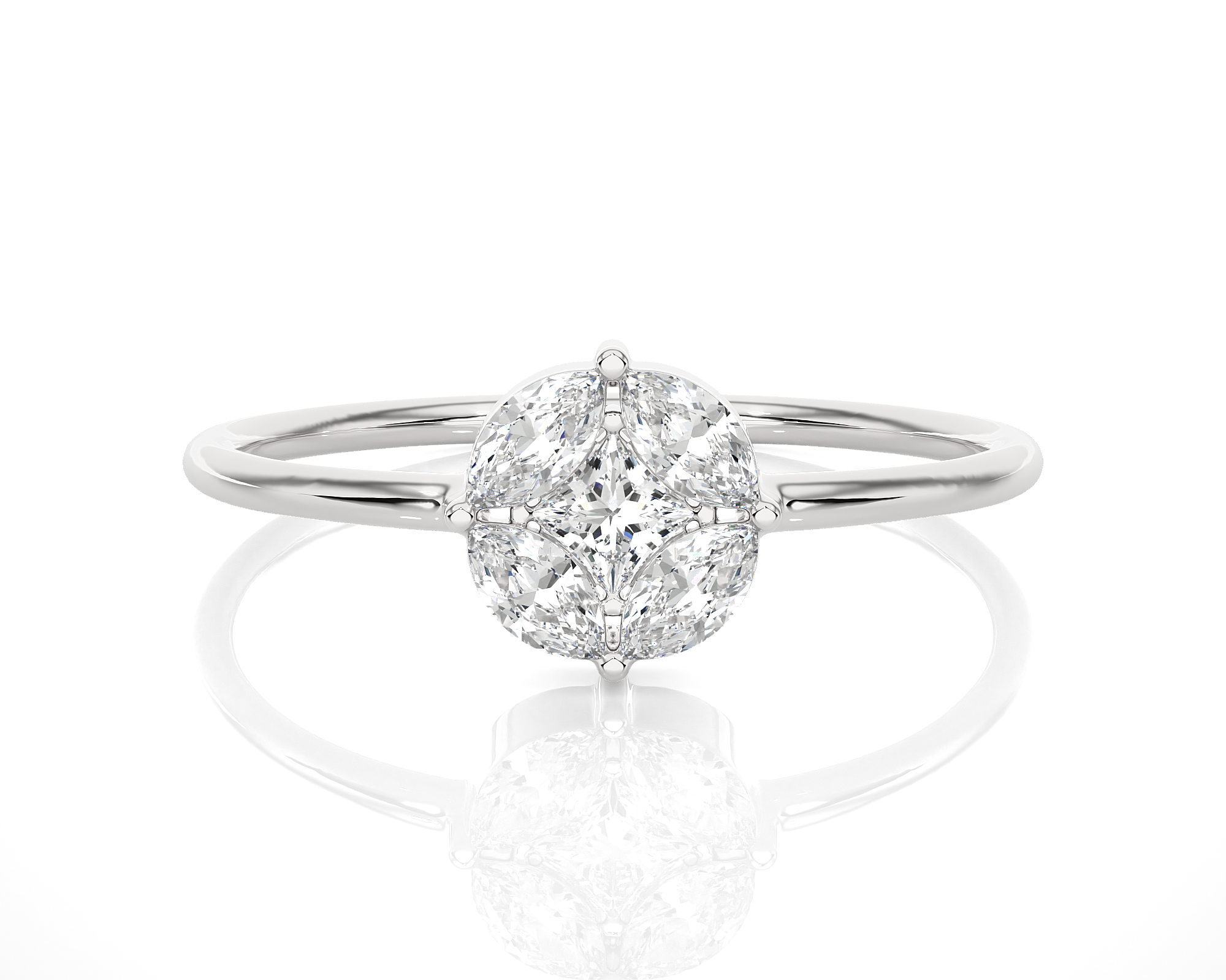 1/2 ctw Round Lab Grown Diamond Ring