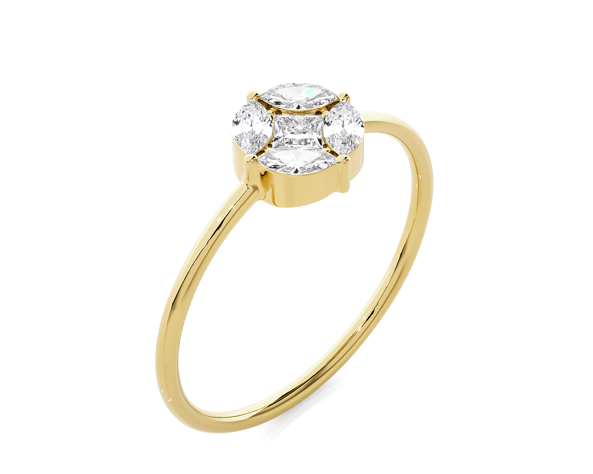 1/2 ctw Round Lab Grown Diamond Ring