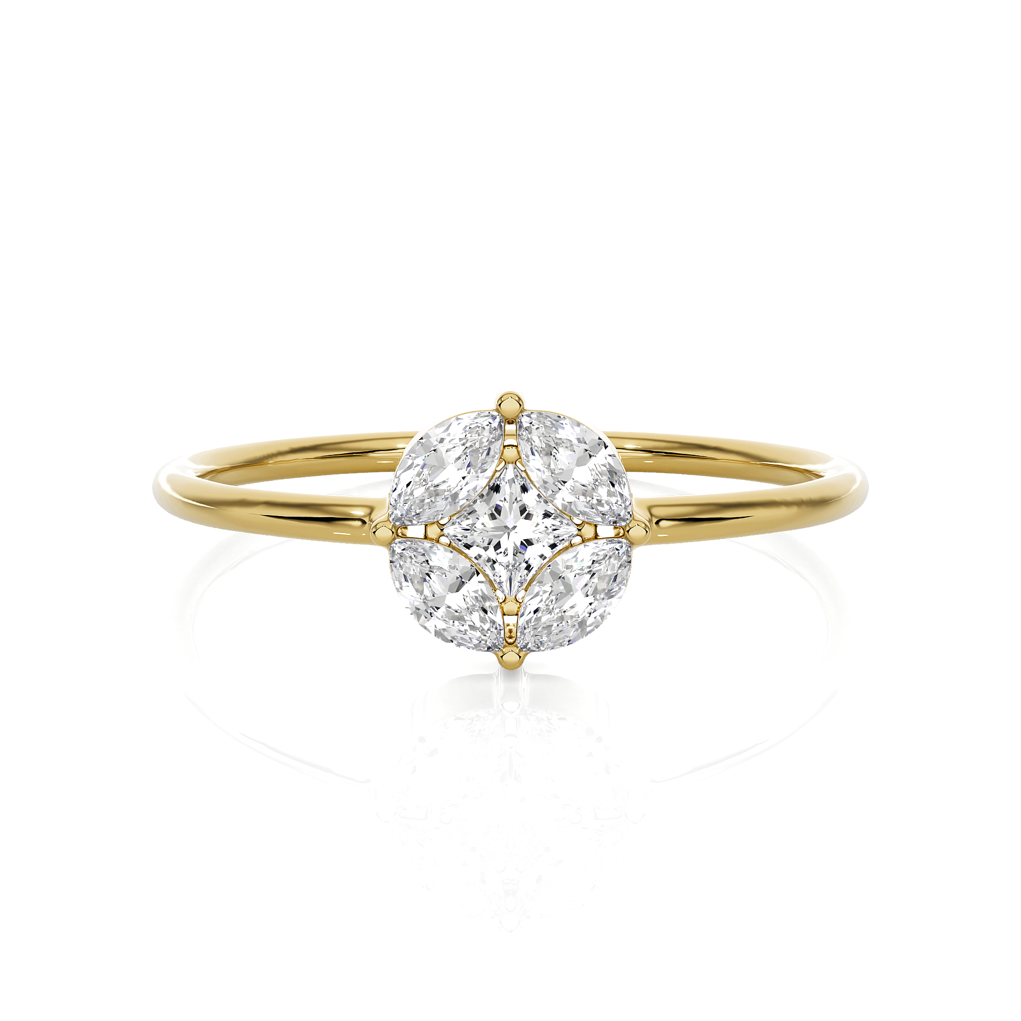 1/2 ctw Round Lab Grown Diamond Ring