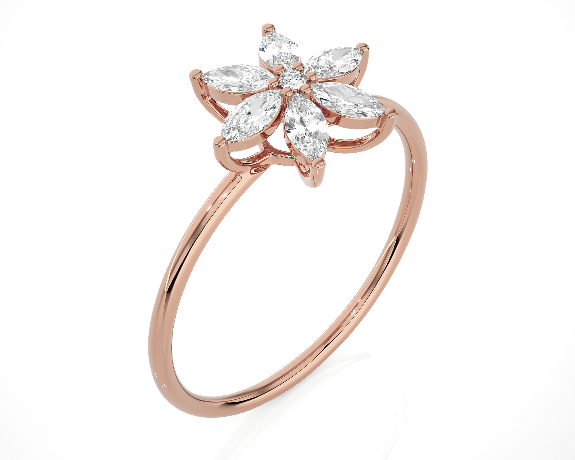 5/8 ctw Round Lab Grown Diamond Ring