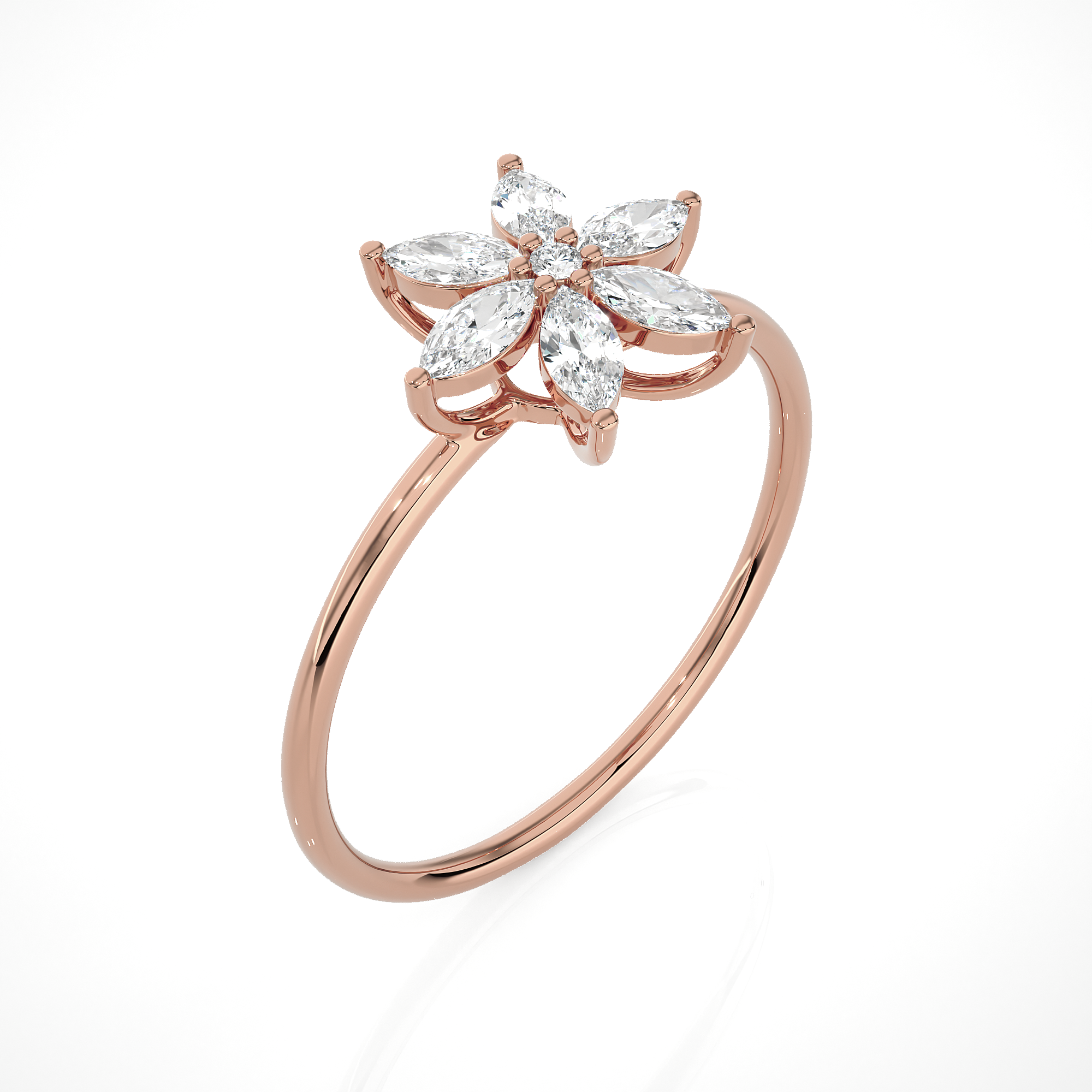 5/8 ctw Round Lab Grown Diamond Ring