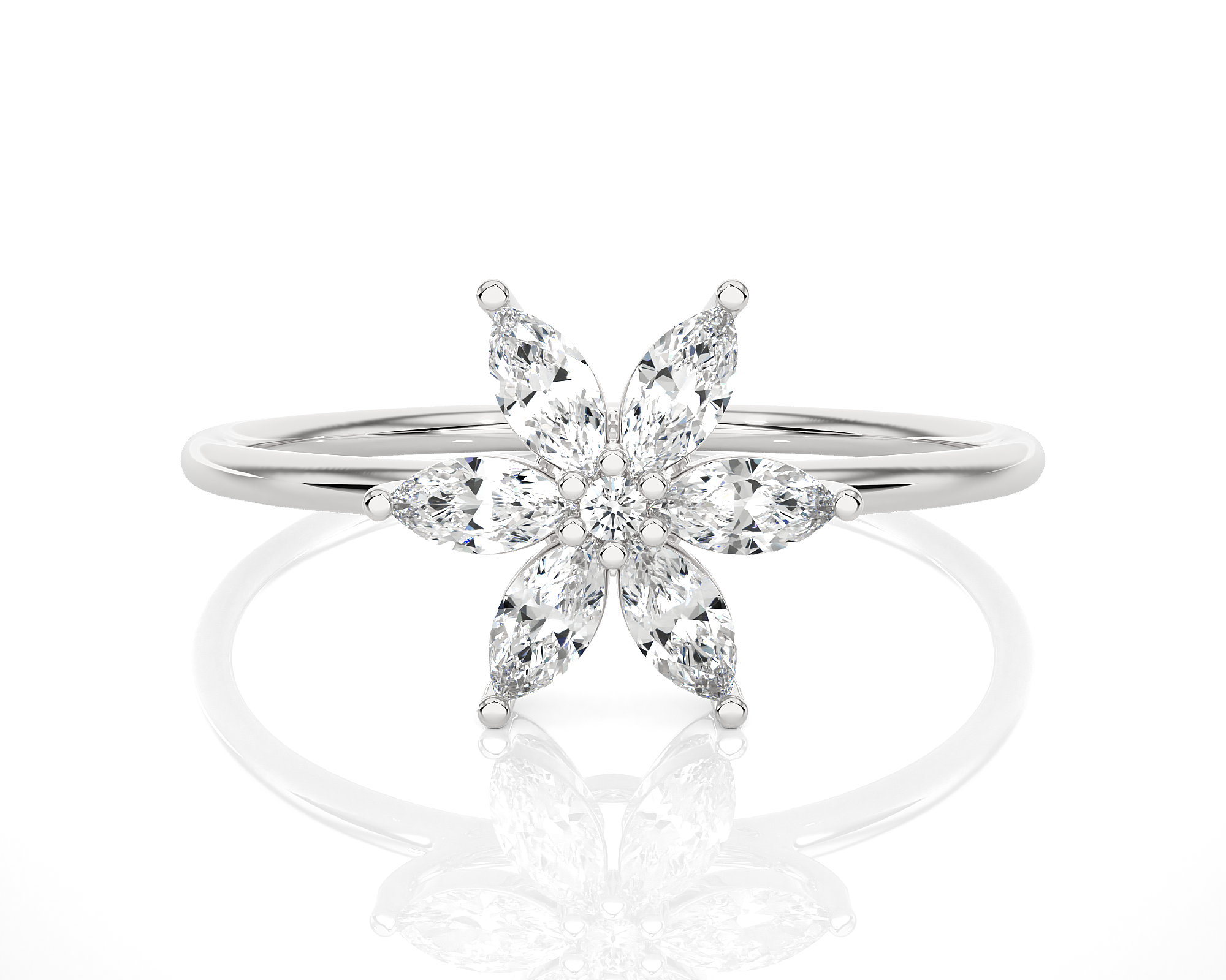 5/8 ctw Round Lab Grown Diamond Ring