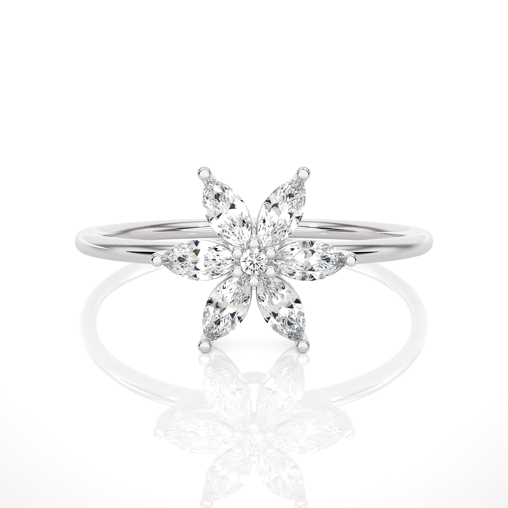 5/8 ctw Round Lab Grown Diamond Ring